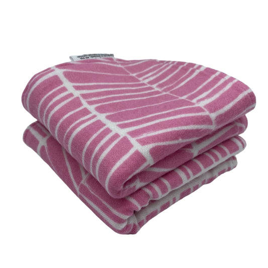 Wash Cloth - Regular - Herringbone - Pink