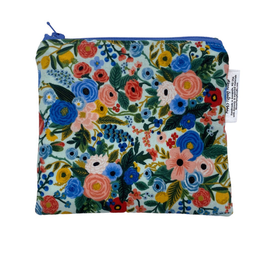 Toddler Sized Reusable Zippered Bag Floral Rifle Paper Co