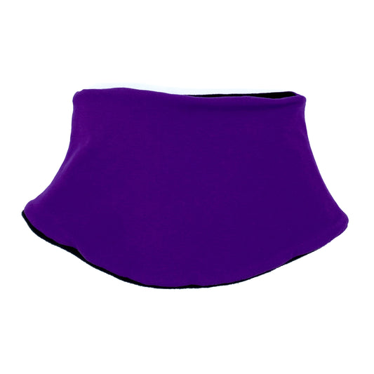 Adult Handmade Neck Warmer Solid Violet (multiple liner options)