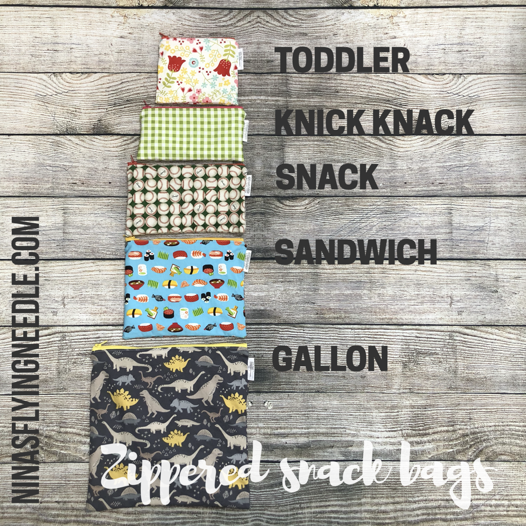Snack Sized Reusable Zippered Bag Fairy Tales