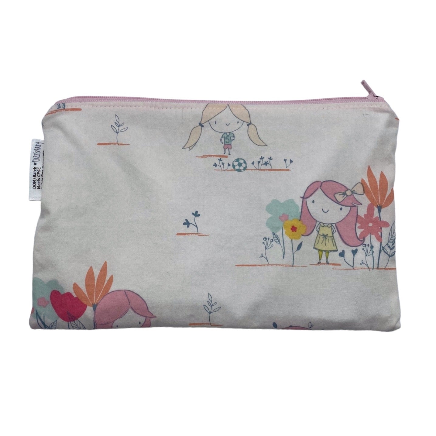 Snack Sized Reusable Zippered Bag Children Playing