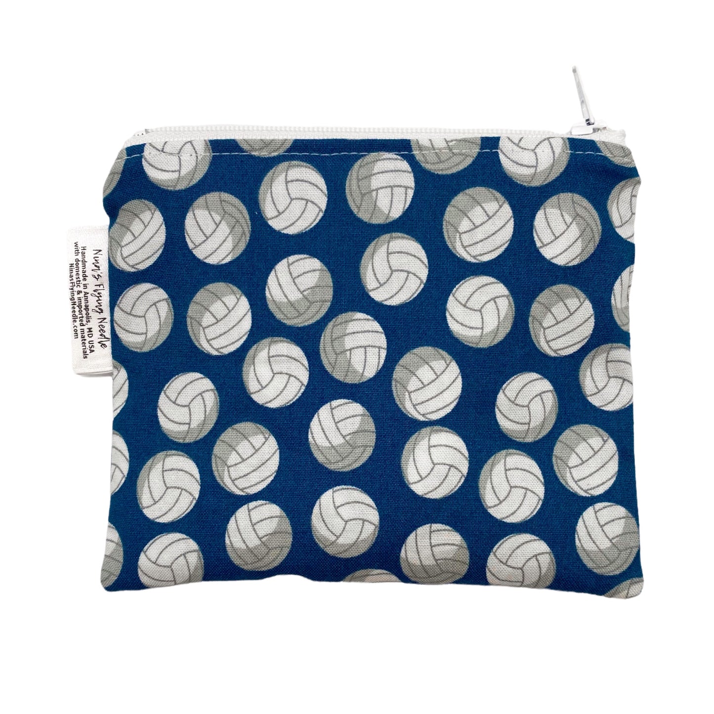Toddler Sized Reusable Zippered Bag Volleyball