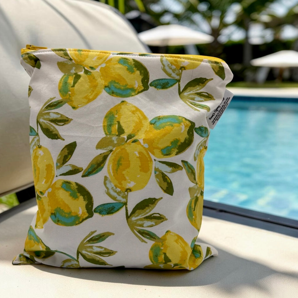 Medium Sized Wet Bag Lemons