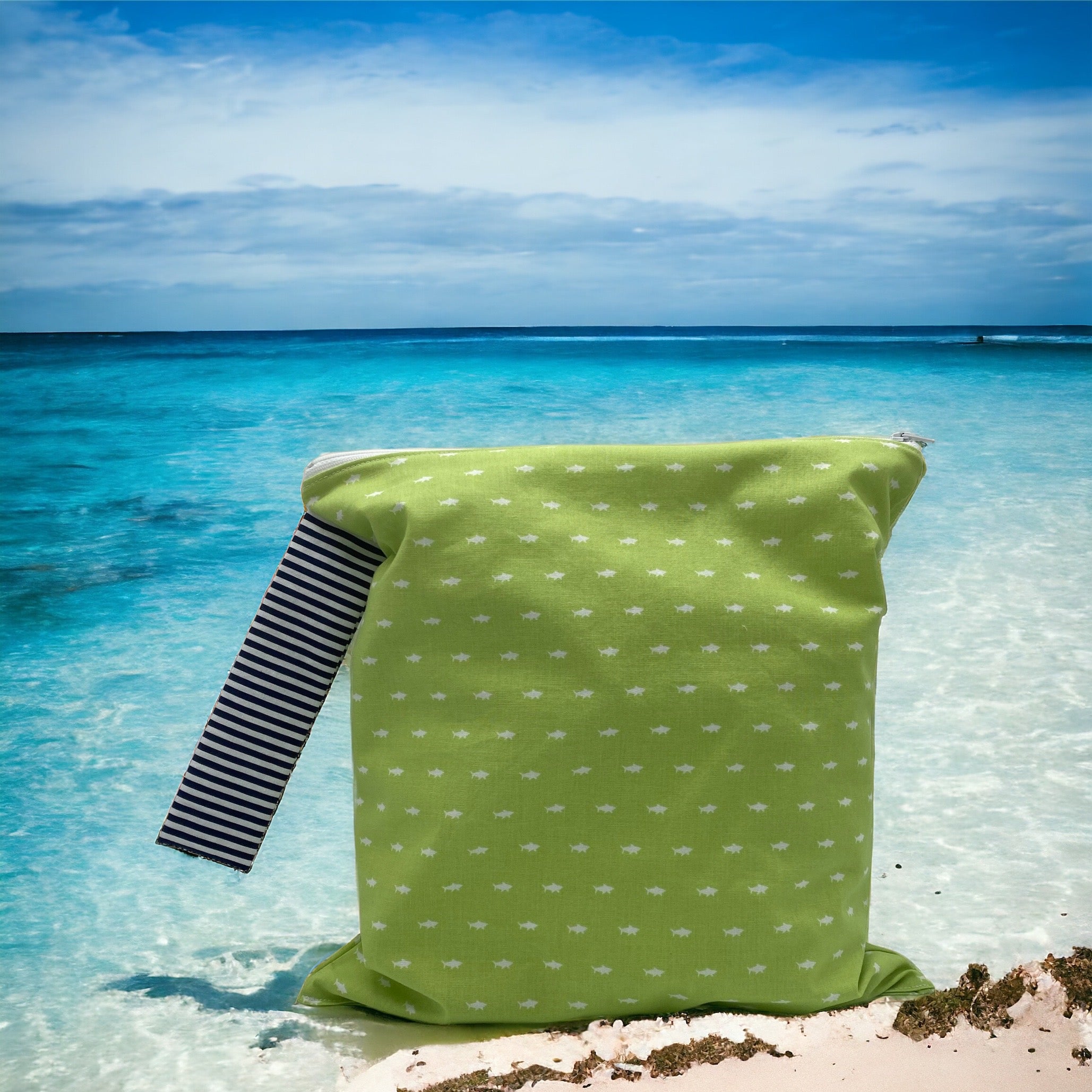 Large Wet Bag with Handle Rockets