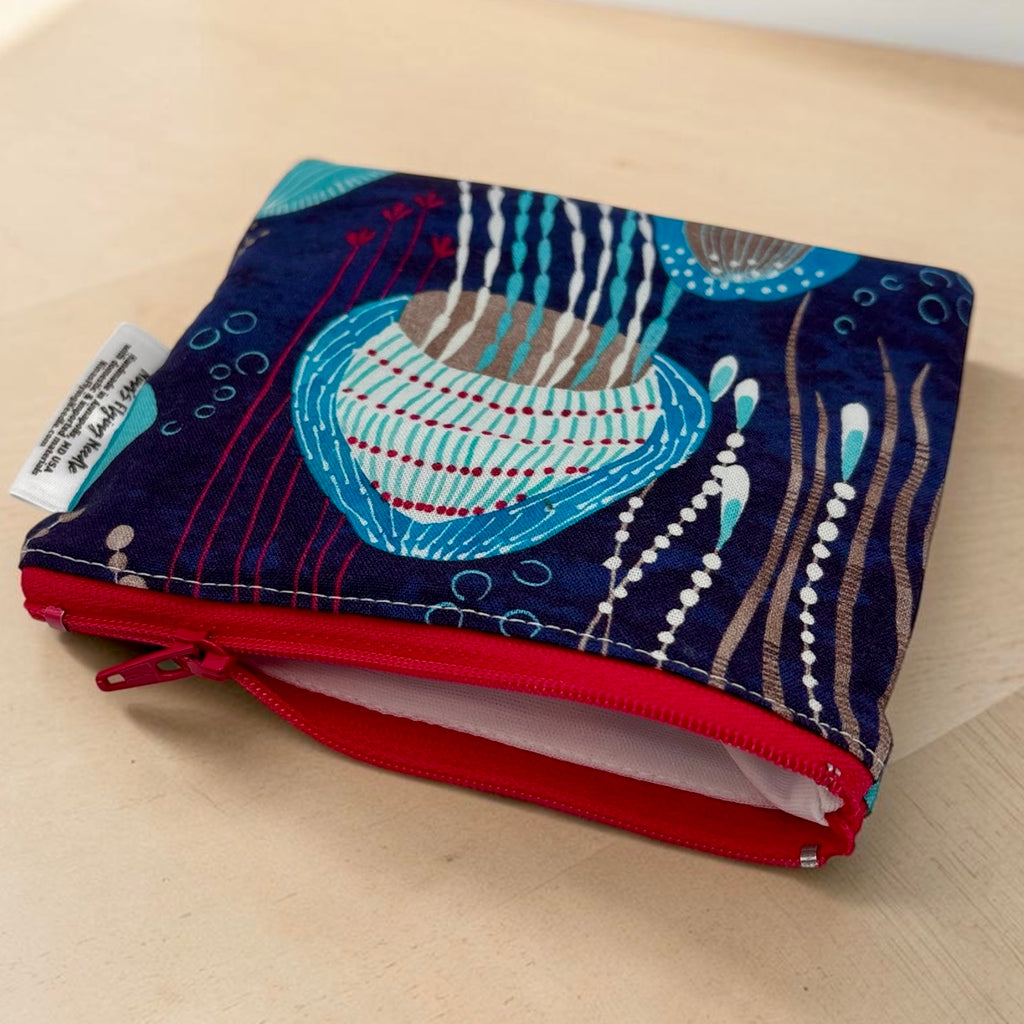 Toddler Sized Reusable Zippered Bag Jellyfish