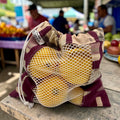 Small Produce Bag Wine Canvas