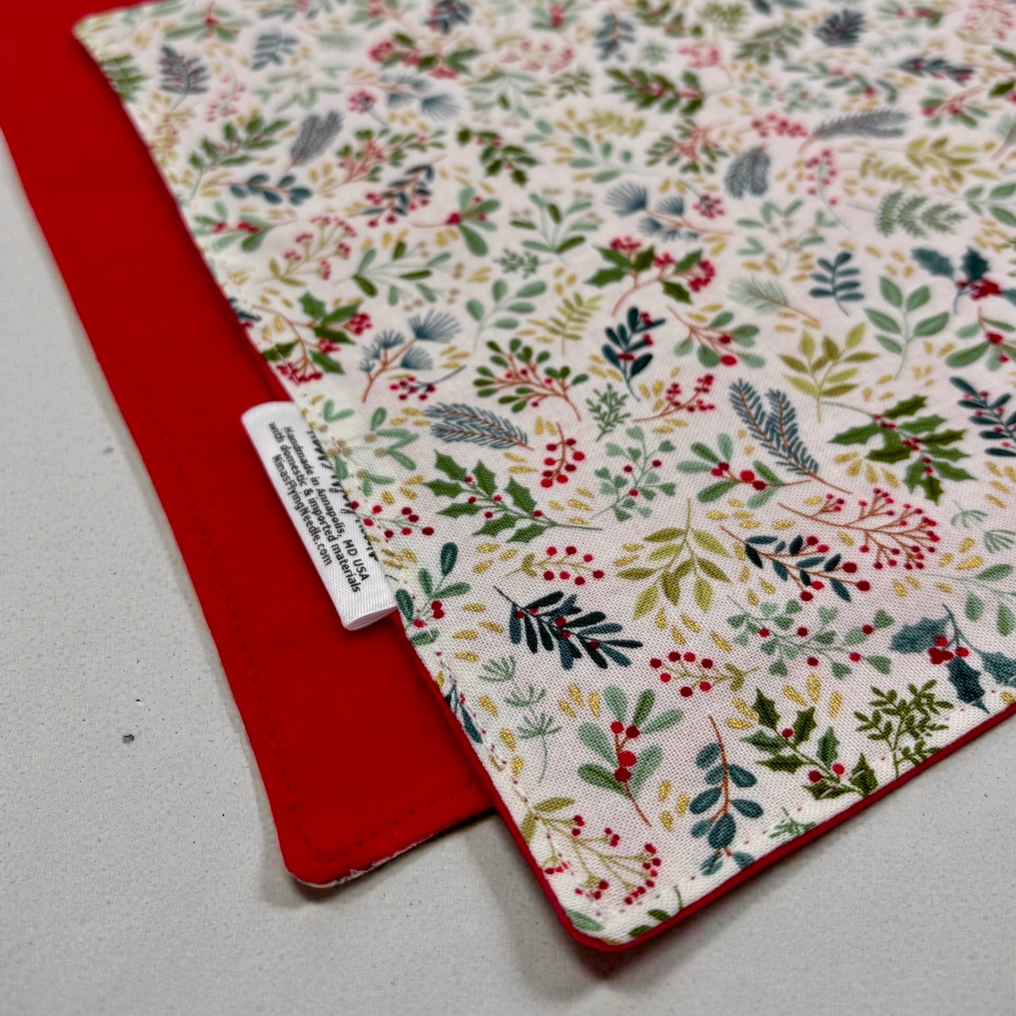 Reusable Napkins - Christmas Holly