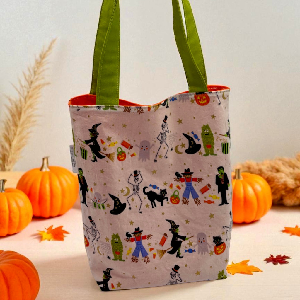 Toddler Sized Reversible Tote Halloween Parade