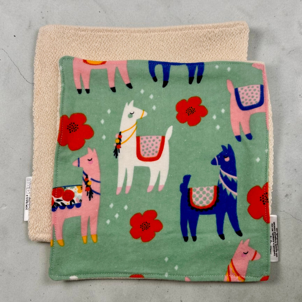 Wash Cloth - Regular - Llamas