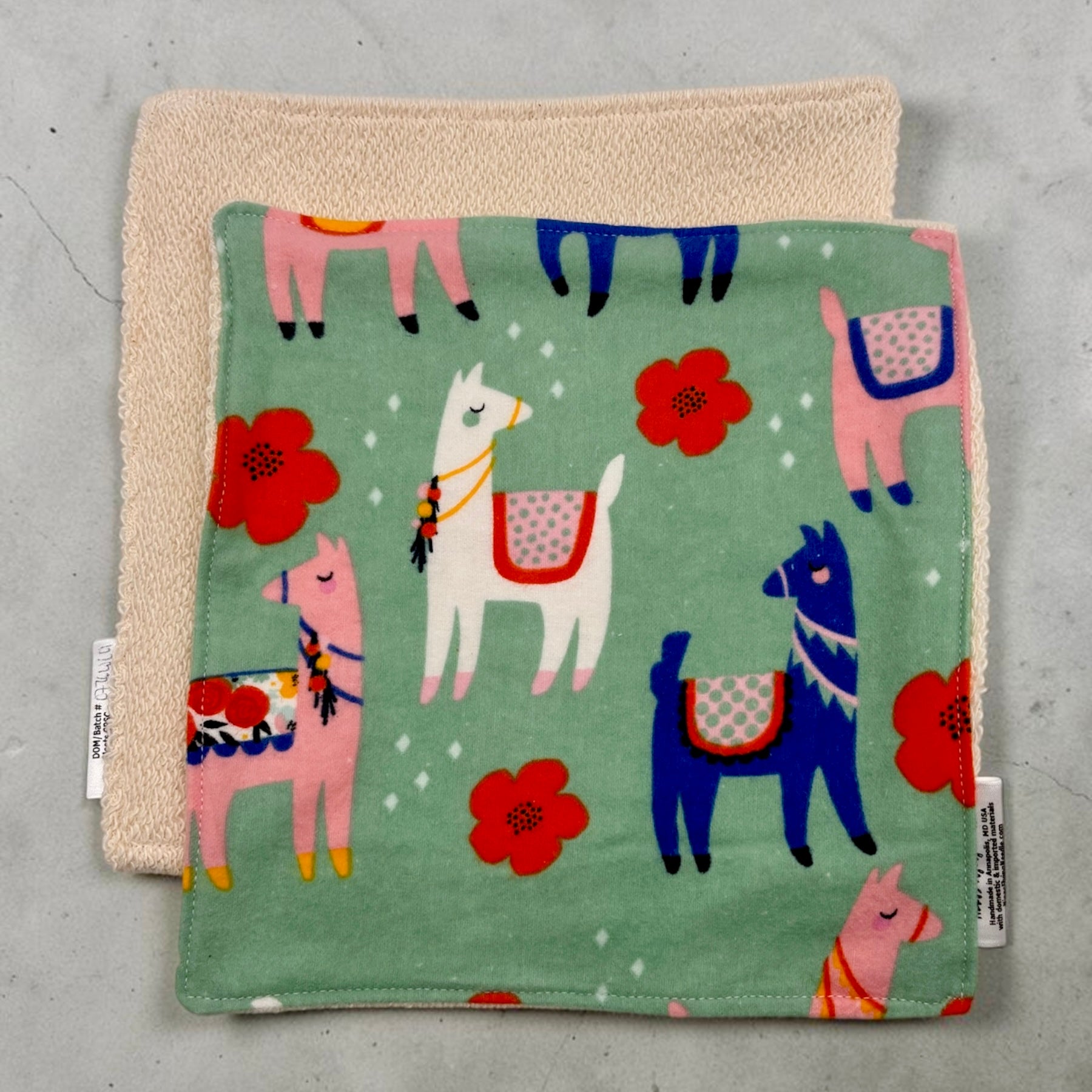 Wash Cloth - Regular - Llamas