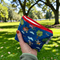 Toddler Sized Reusable Zippered Bag Dogs in the Park