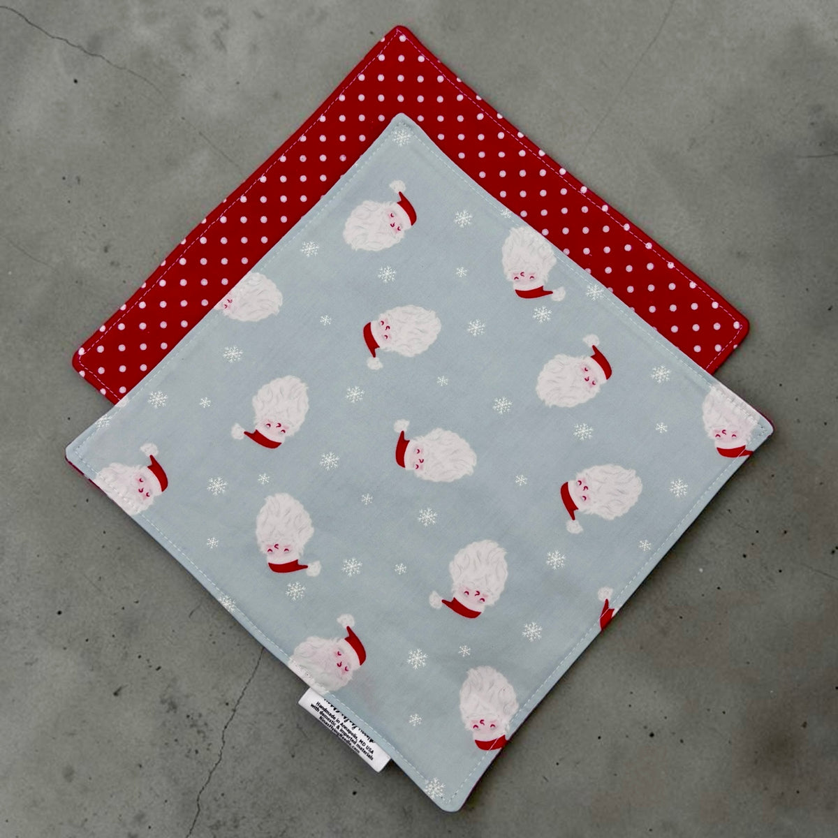 Reusable Napkins - Santa