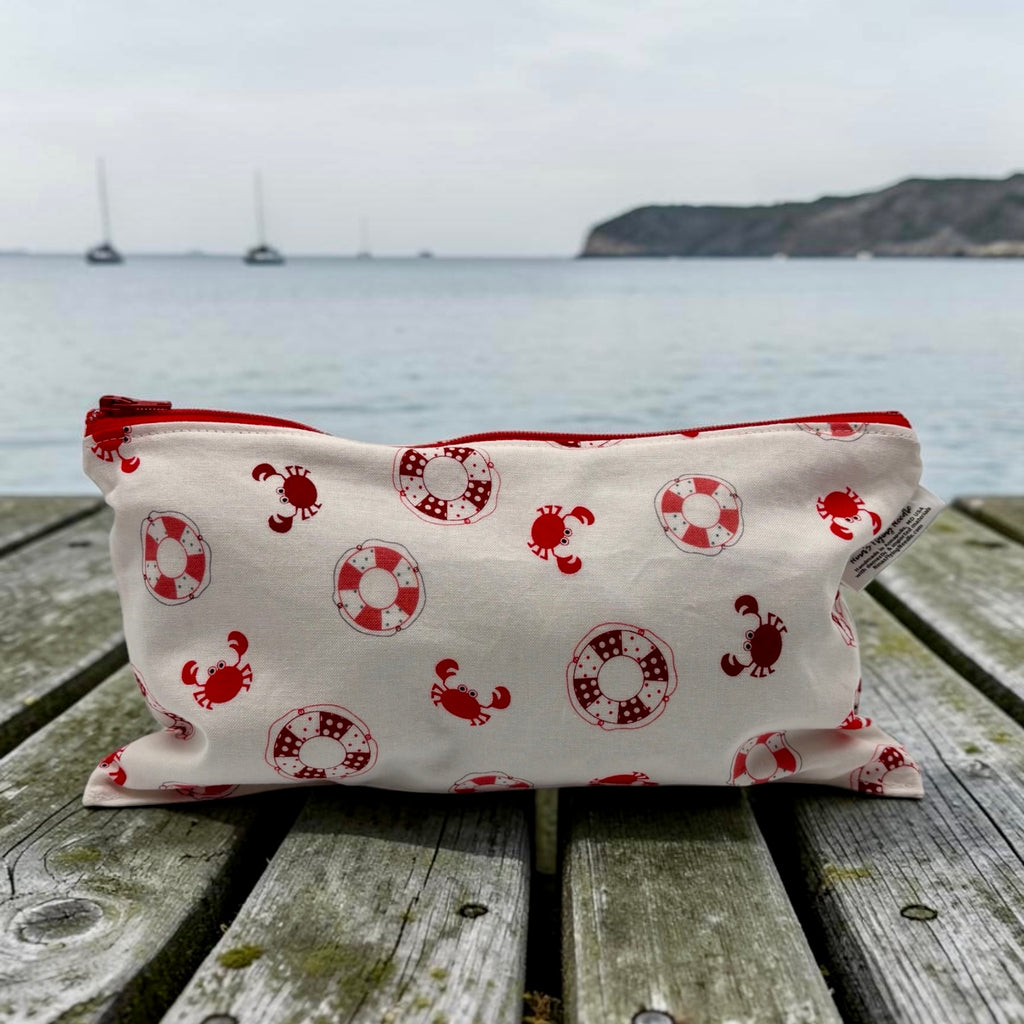 Travel Sized Wet Bag Crabs and Lifesavers