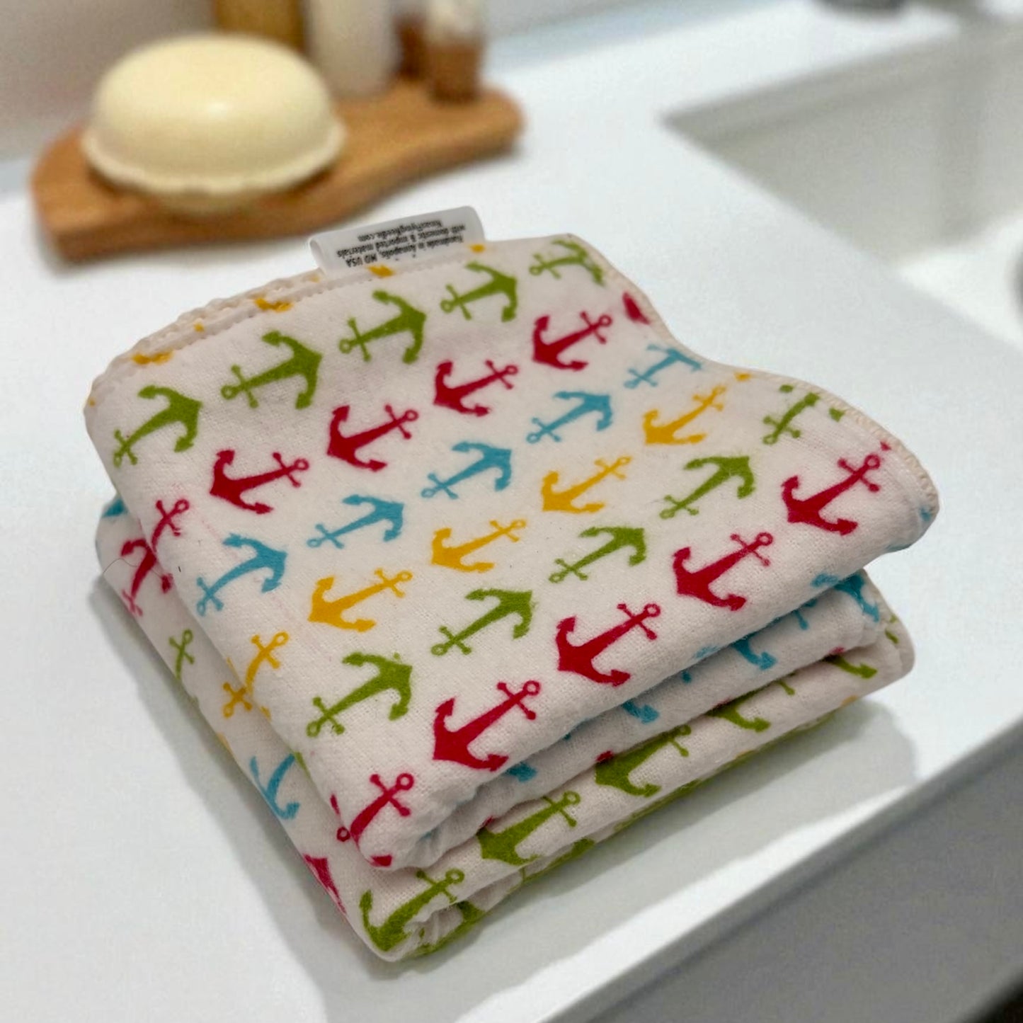 Wash Cloth - Regular - Anchors Colorful