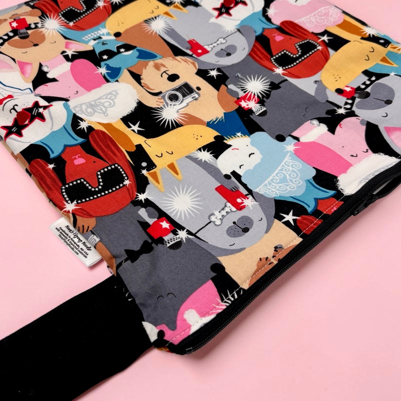 Large Wet Bag with Handle Dogs Paparazzi