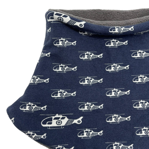 Child's Handmade Neck Warmer Helicopters