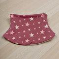 Child's Handmade Neck Warmer Stars on Rose Pink