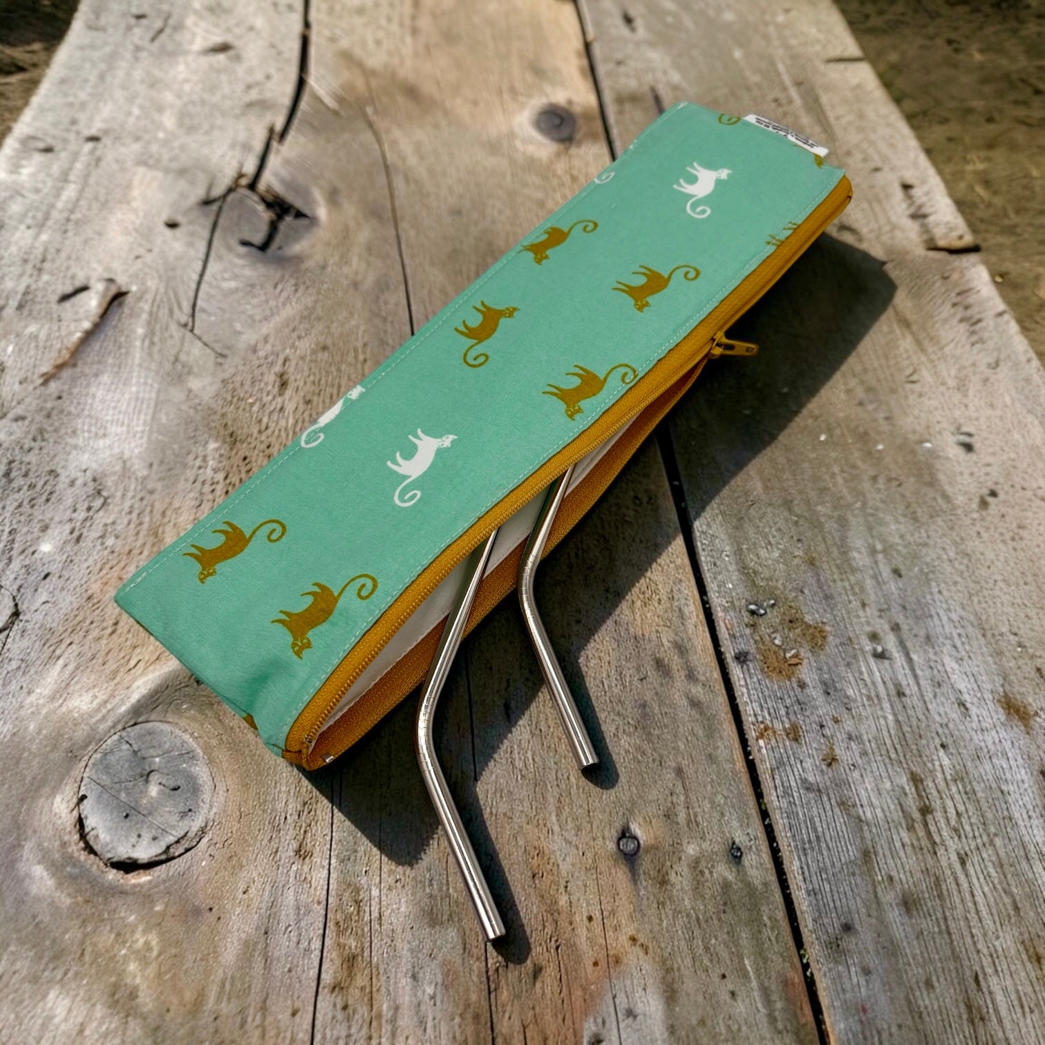 XXL Sized Reusable Straw Cats