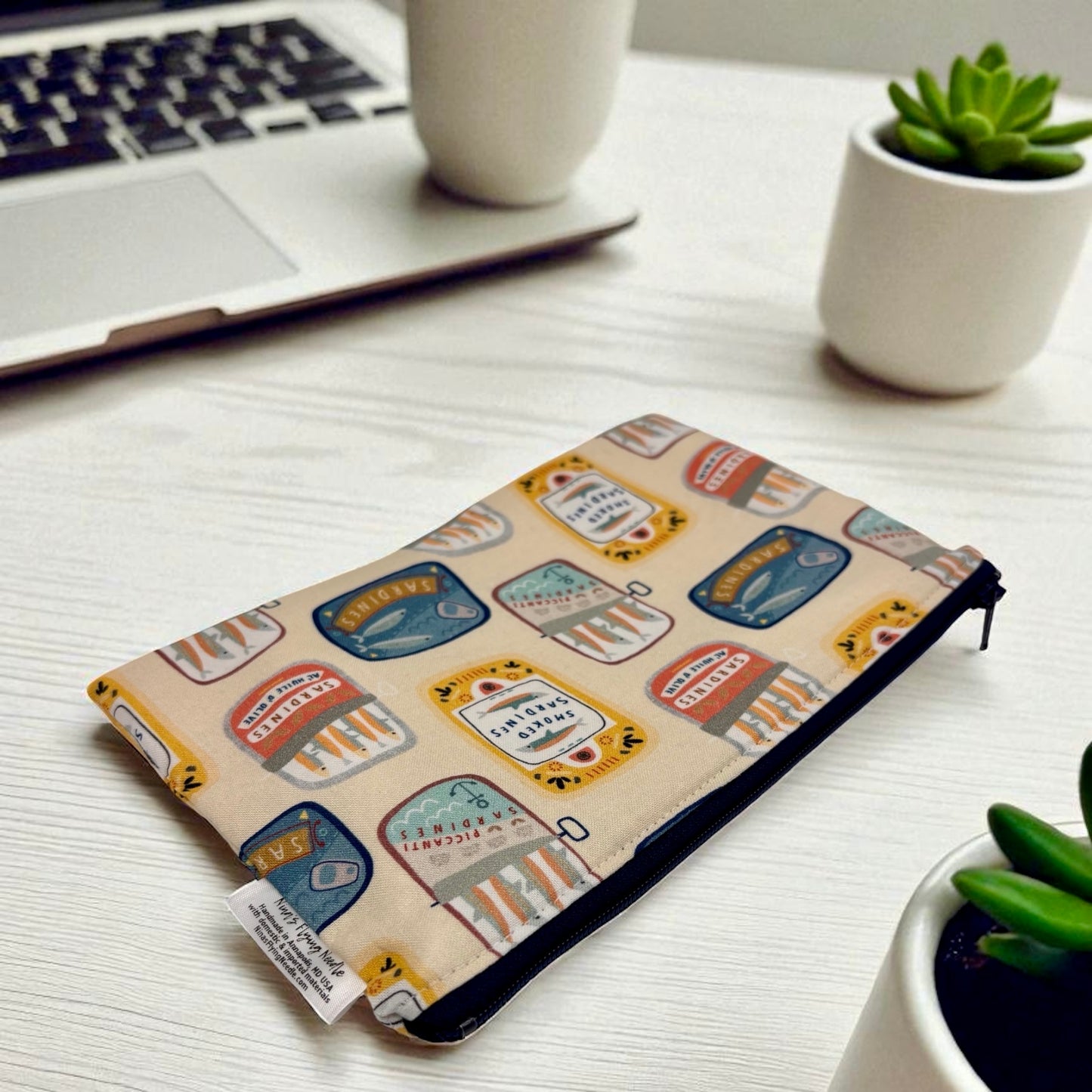 Snack Sized Reusable Zippered Bag Sardines