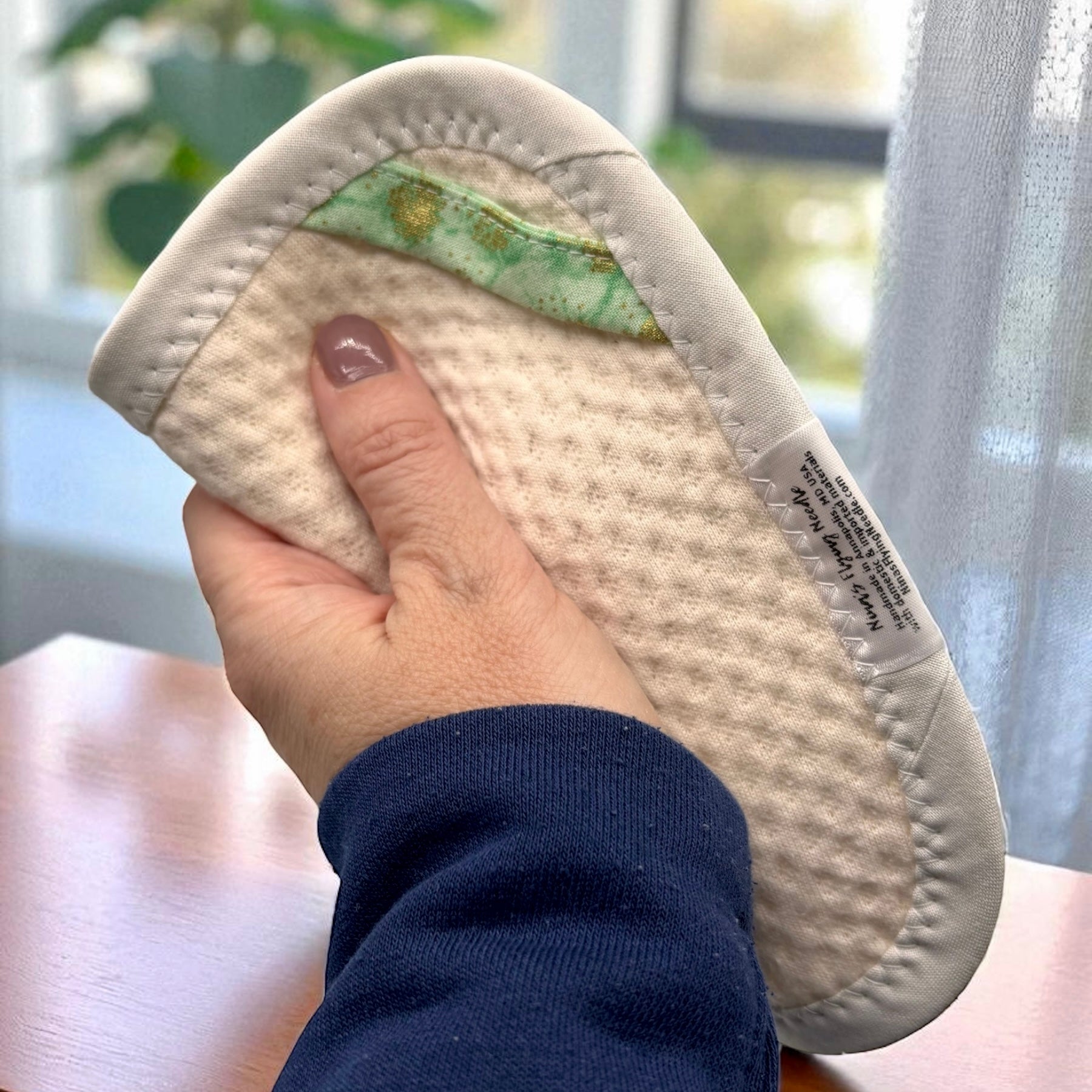 Set of 2 TINY Reusable Paper Towels - Off White - Sparkly Hooks