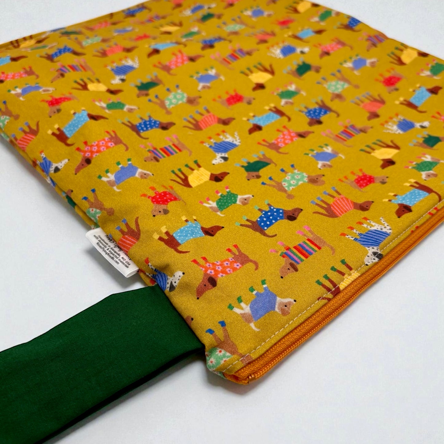 Large Wet Bag with Handle Dogs