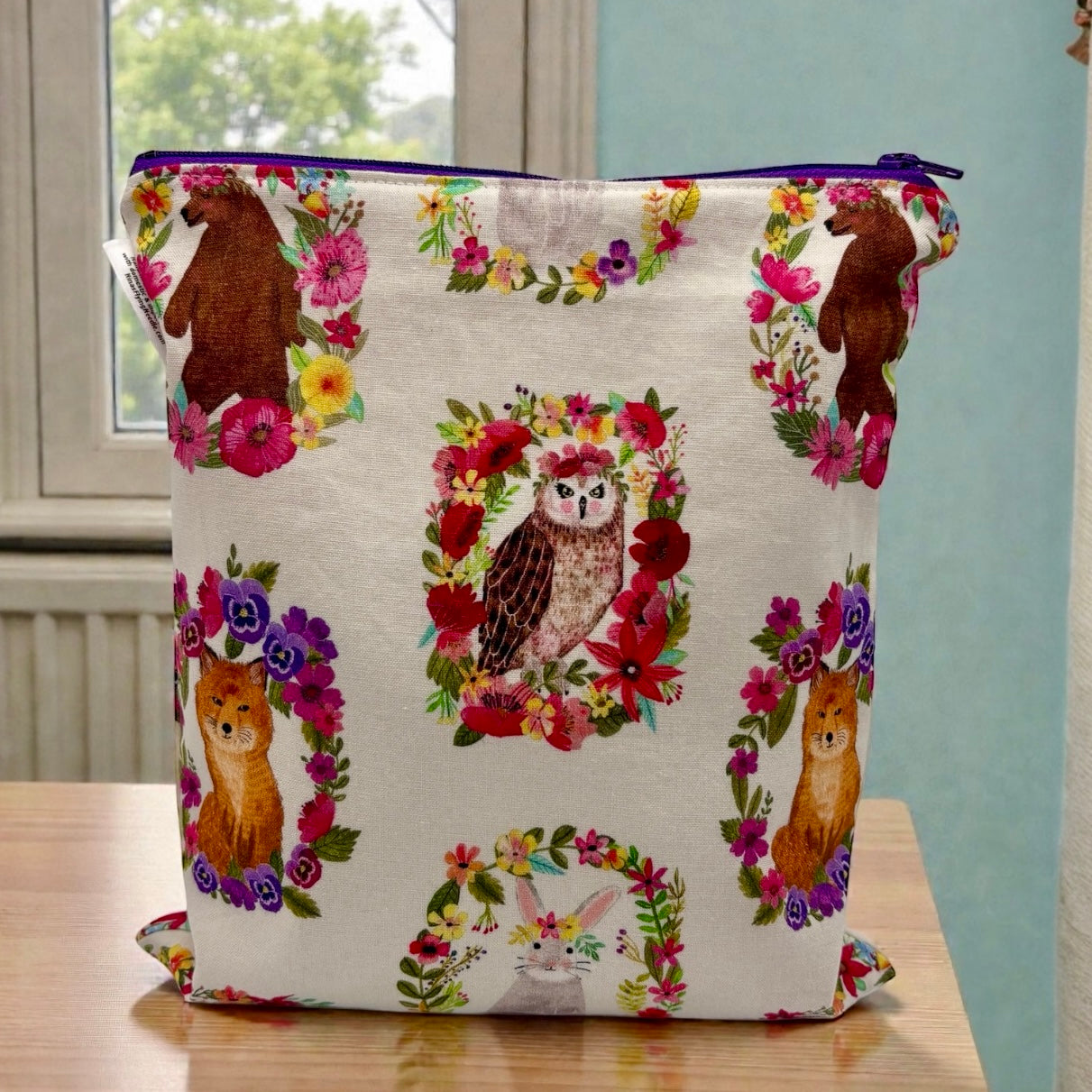 Medium Sized Wet Bag Animals and Florals