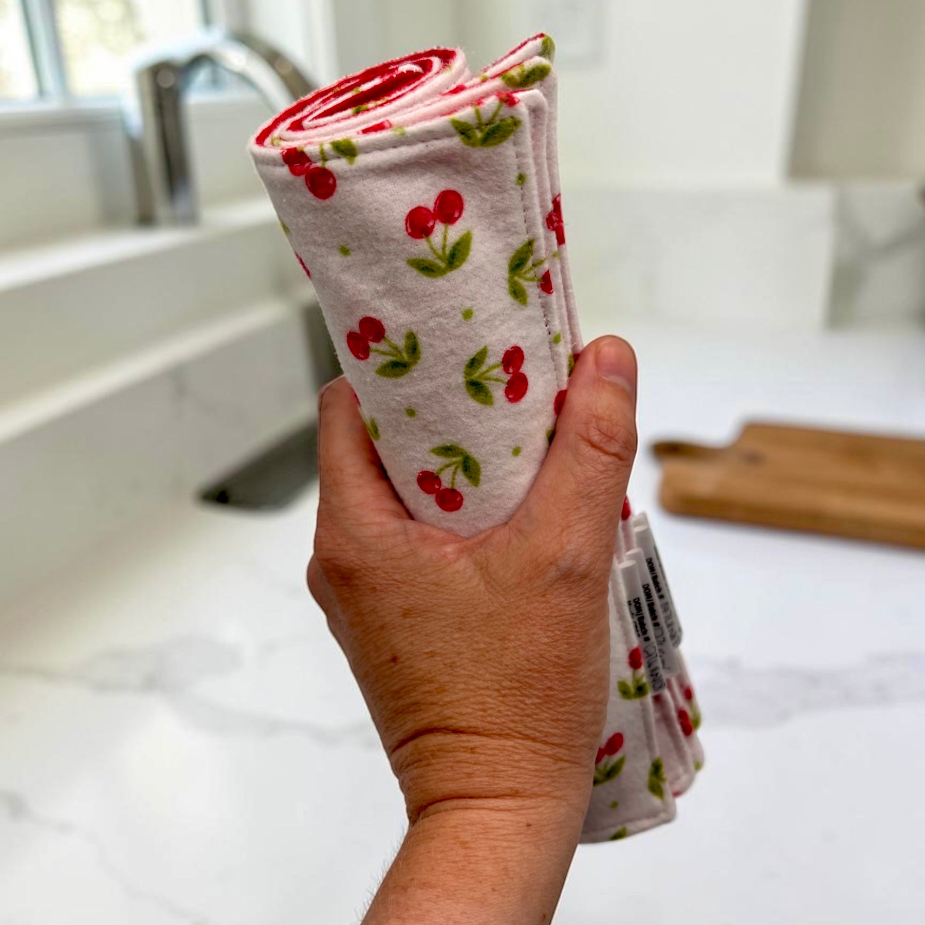 Reusable Napkins - Cherries