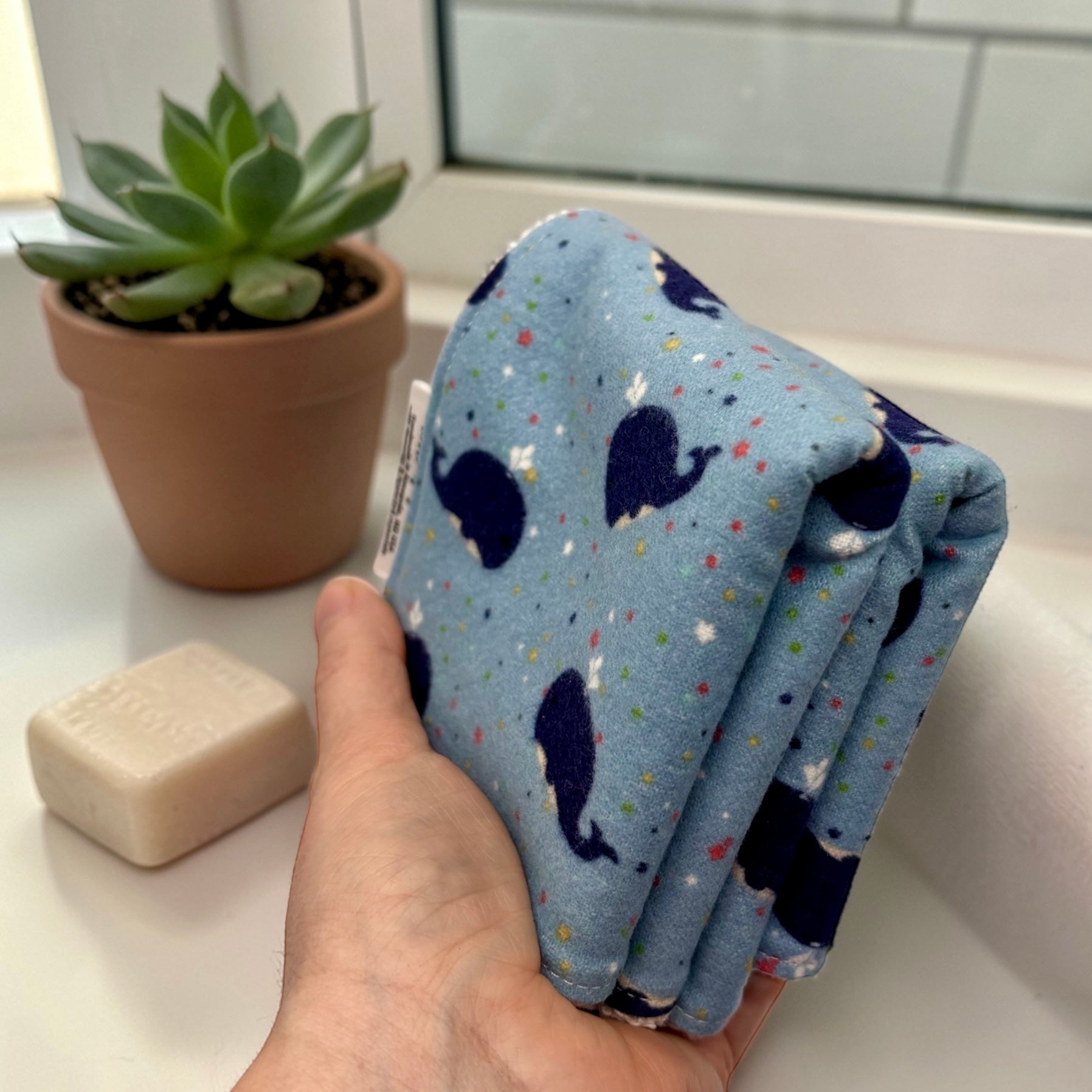 Wash Cloth - Regular - Whales