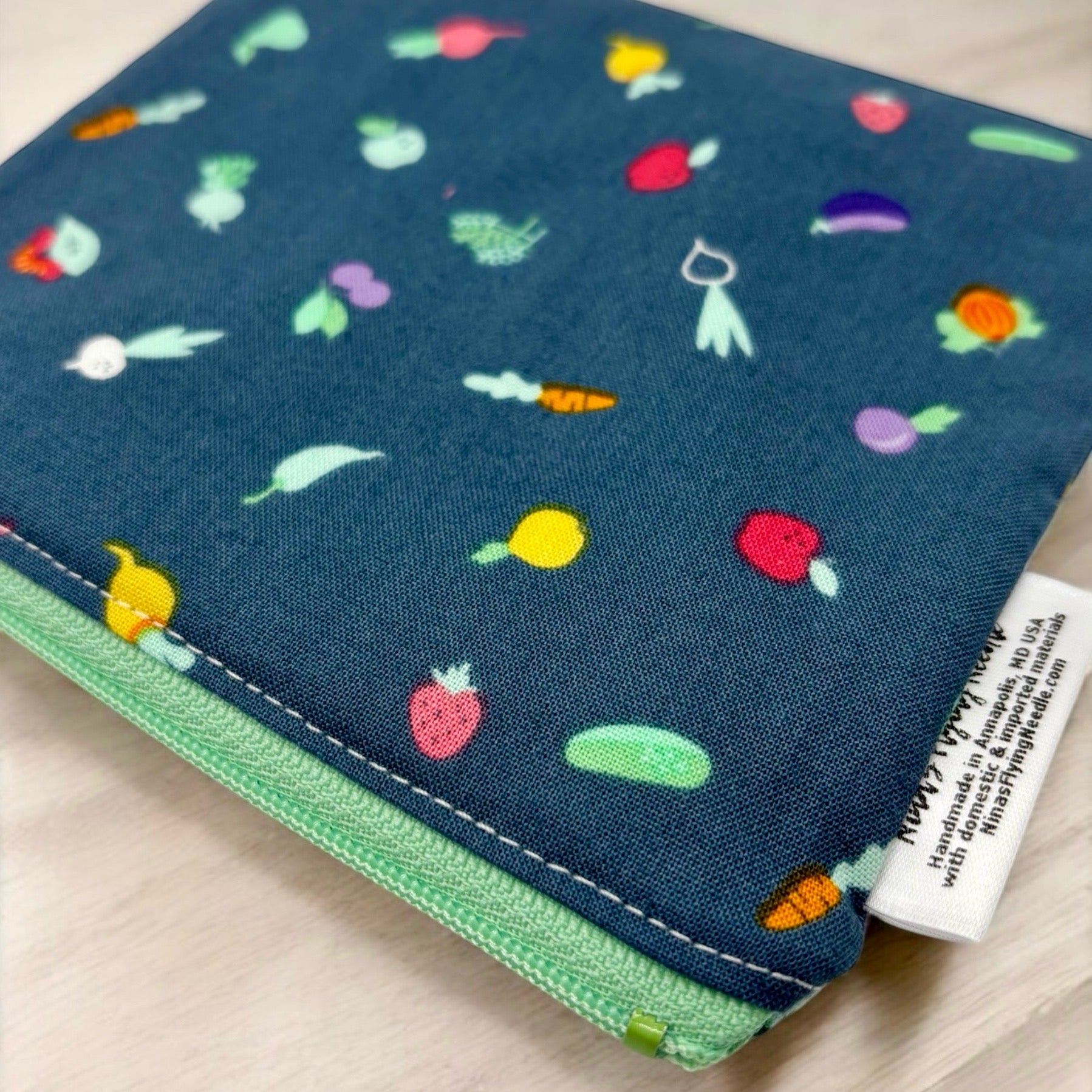 Toddler Sized Reusable Zippered Bag Veggies