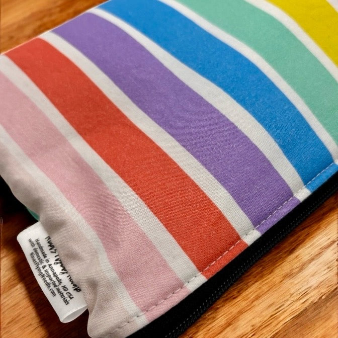 Travel Sized Wet Bag Stripes Block