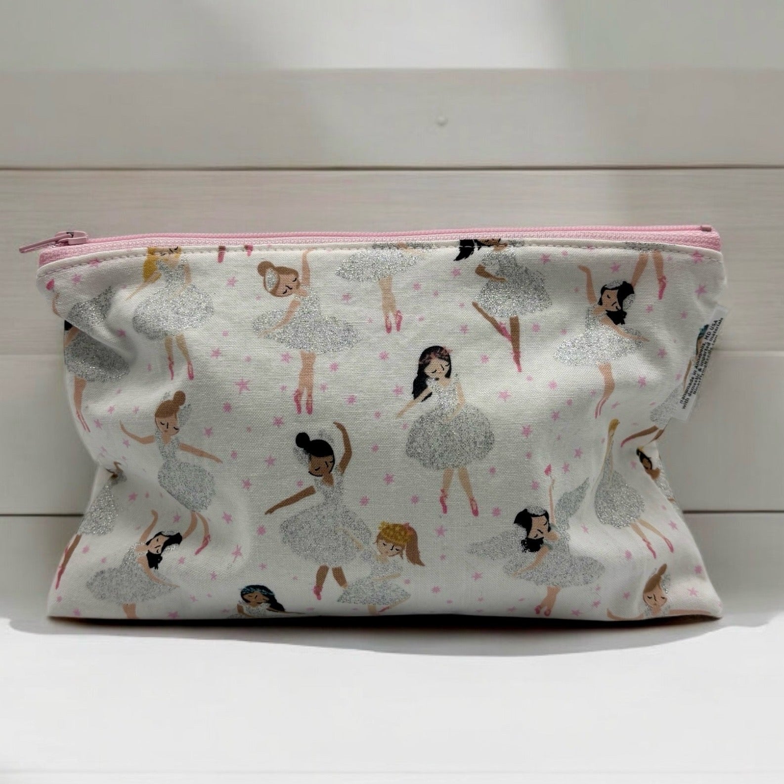 Snack Sized Reusable Zippered Bag Unicorn Rainbows