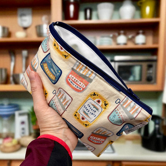 Snack Sized Reusable Zippered Bag Sardines