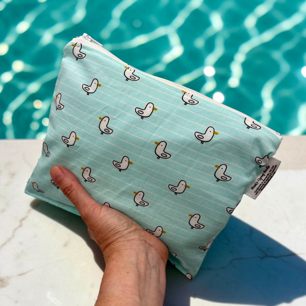 Small Sized Wet Bag Seagulls and Stripes