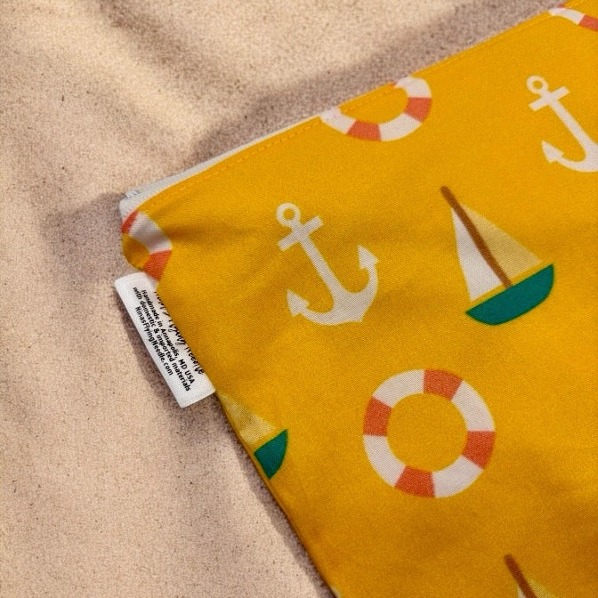 Medium Sized Wet Bag Sailboats and Anchors