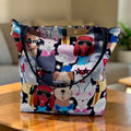 Children's Library Sized Reversible Tote Dogs Paparazzi