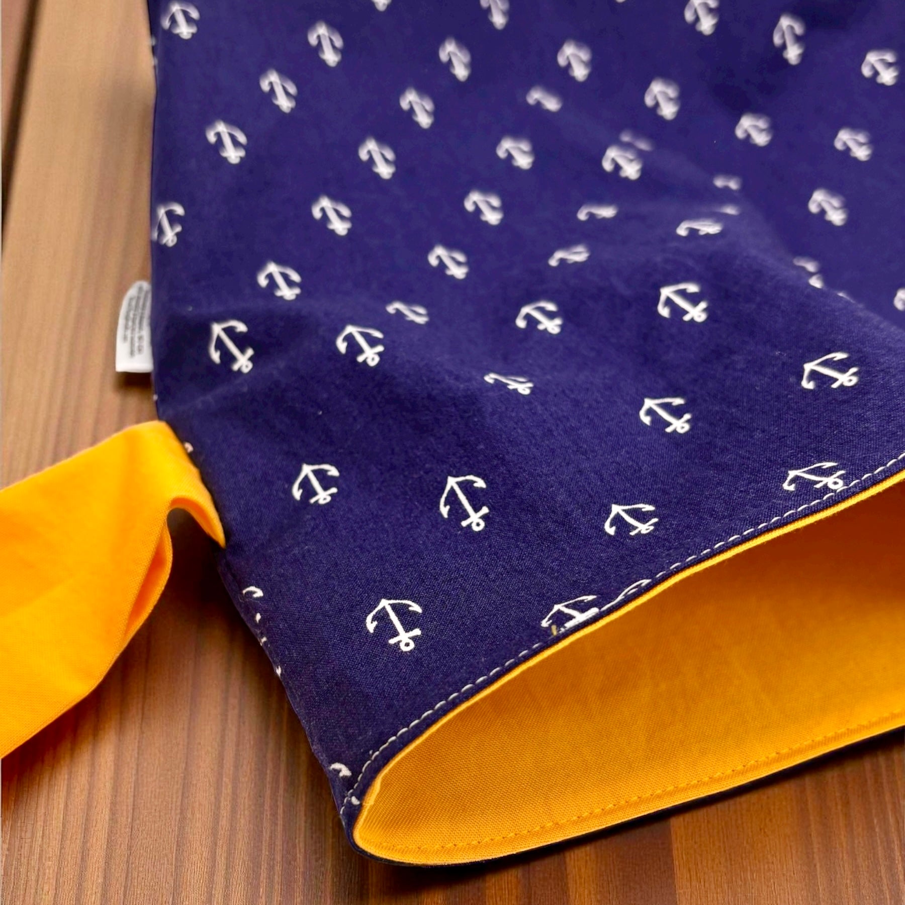 Just Right Gift Bag - Anchors on Navy