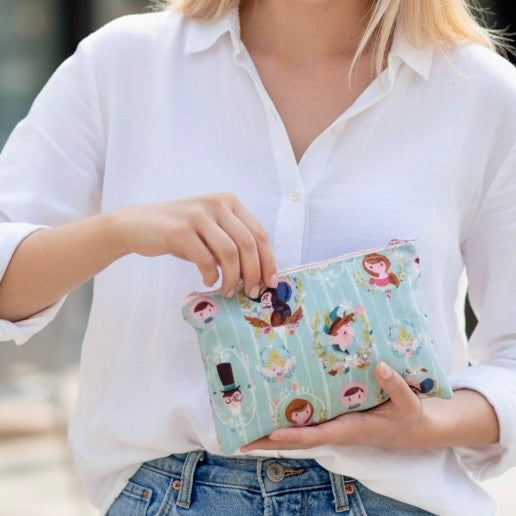 Snack Sized Reusable Zippered Bag Dolphins