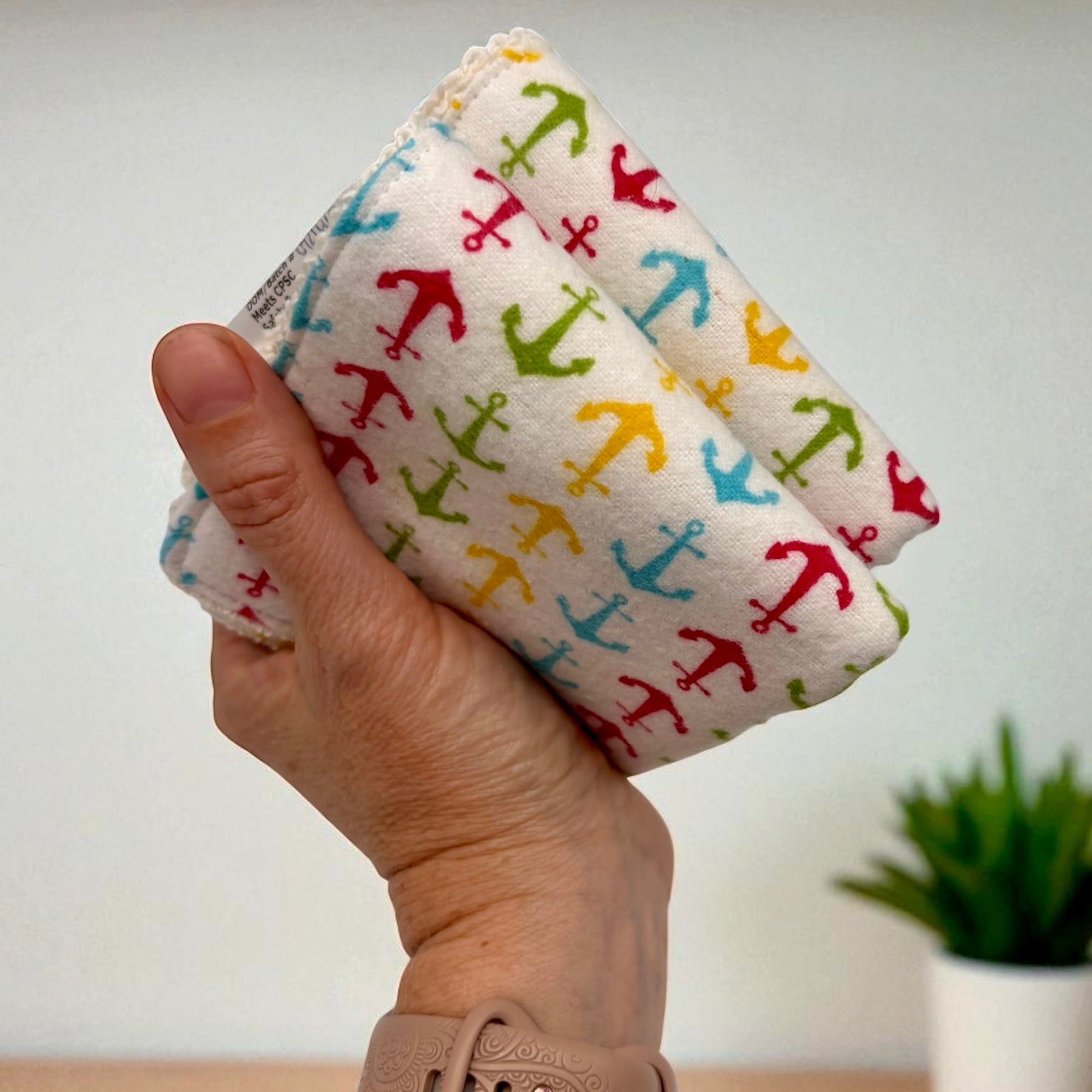 Wash Cloth - Regular - Anchors Colorful