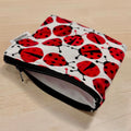 Toddler Sized Reusable Zippered Bag Ladybugs