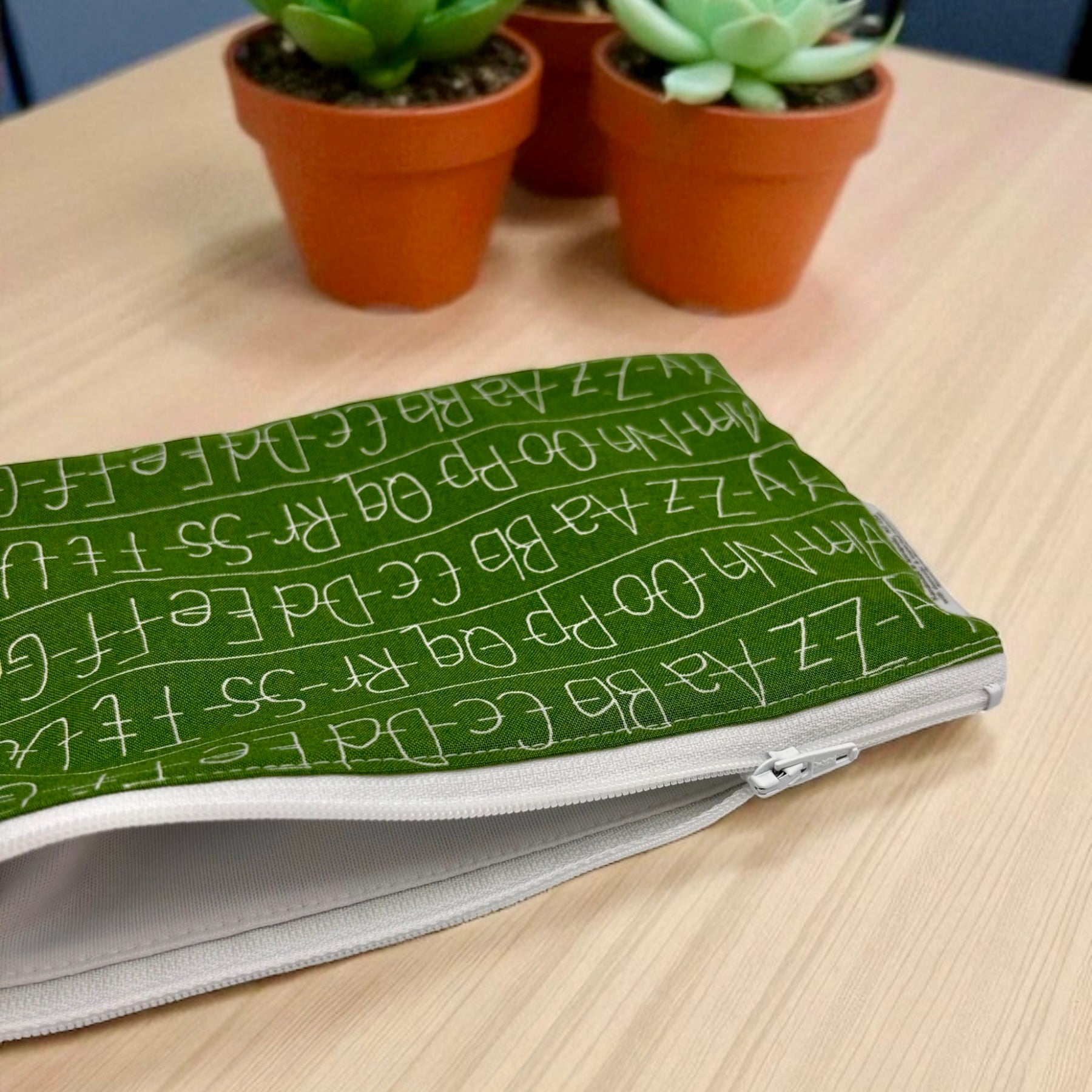 Snack Sized Reusable Zippered Bag ABC
