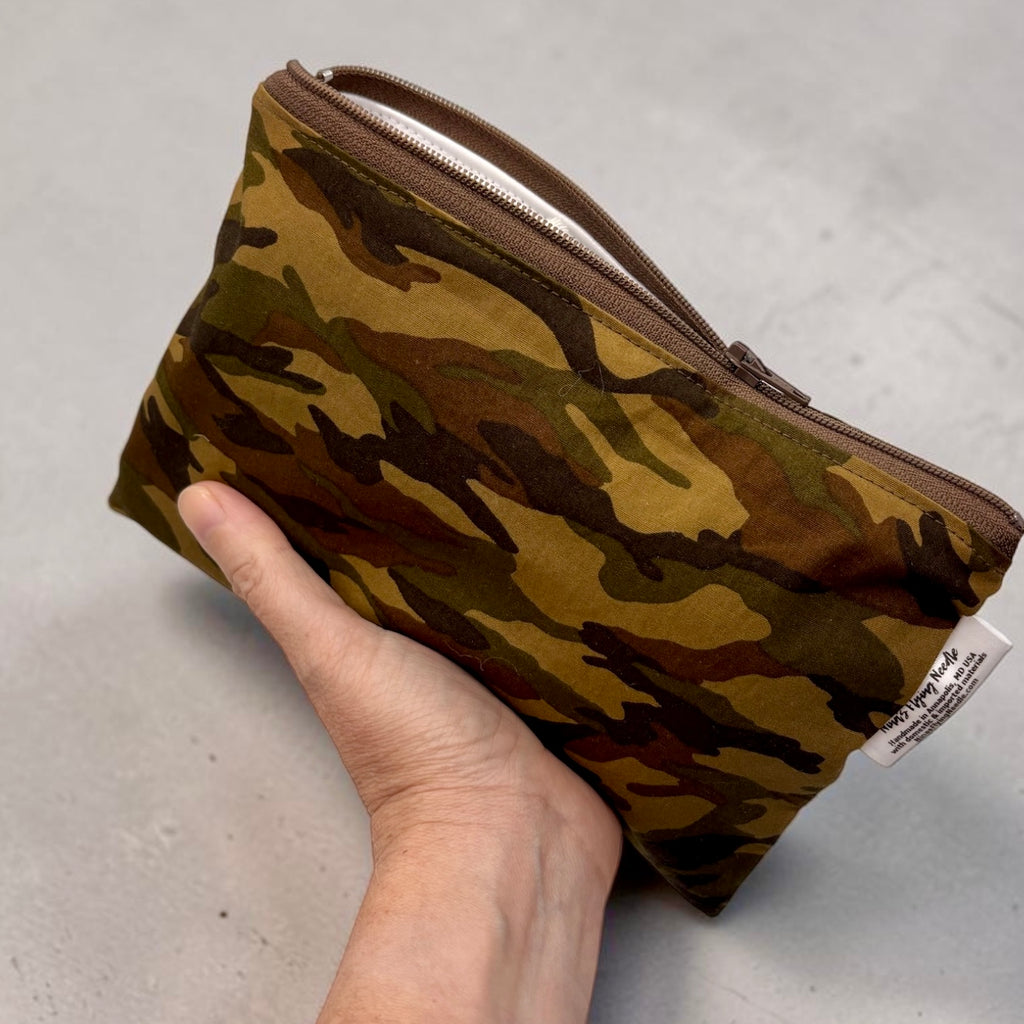 Snack Sized Reusable Zippered Bag Camo