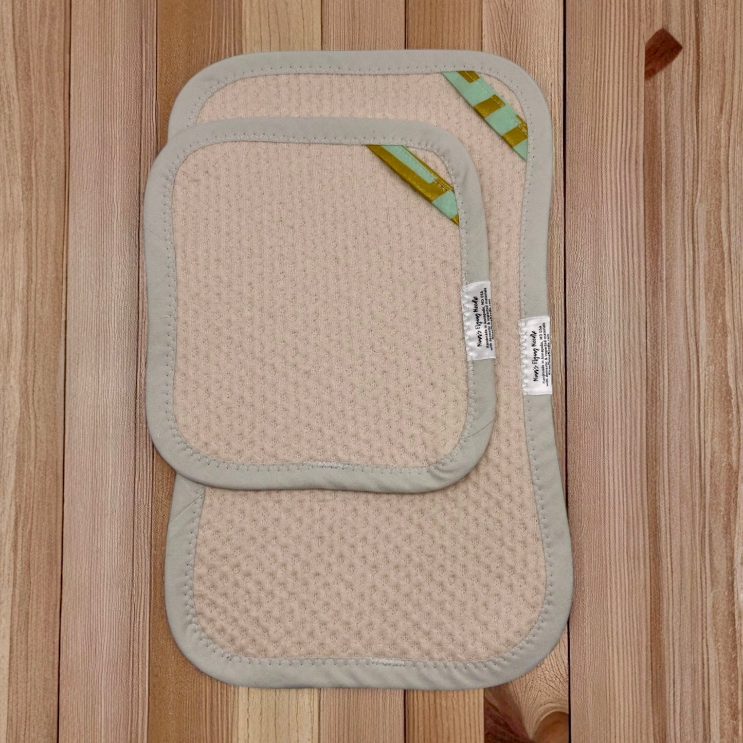 Combo Set of 2 Paper Towels - Off White - Sparkly Hooks