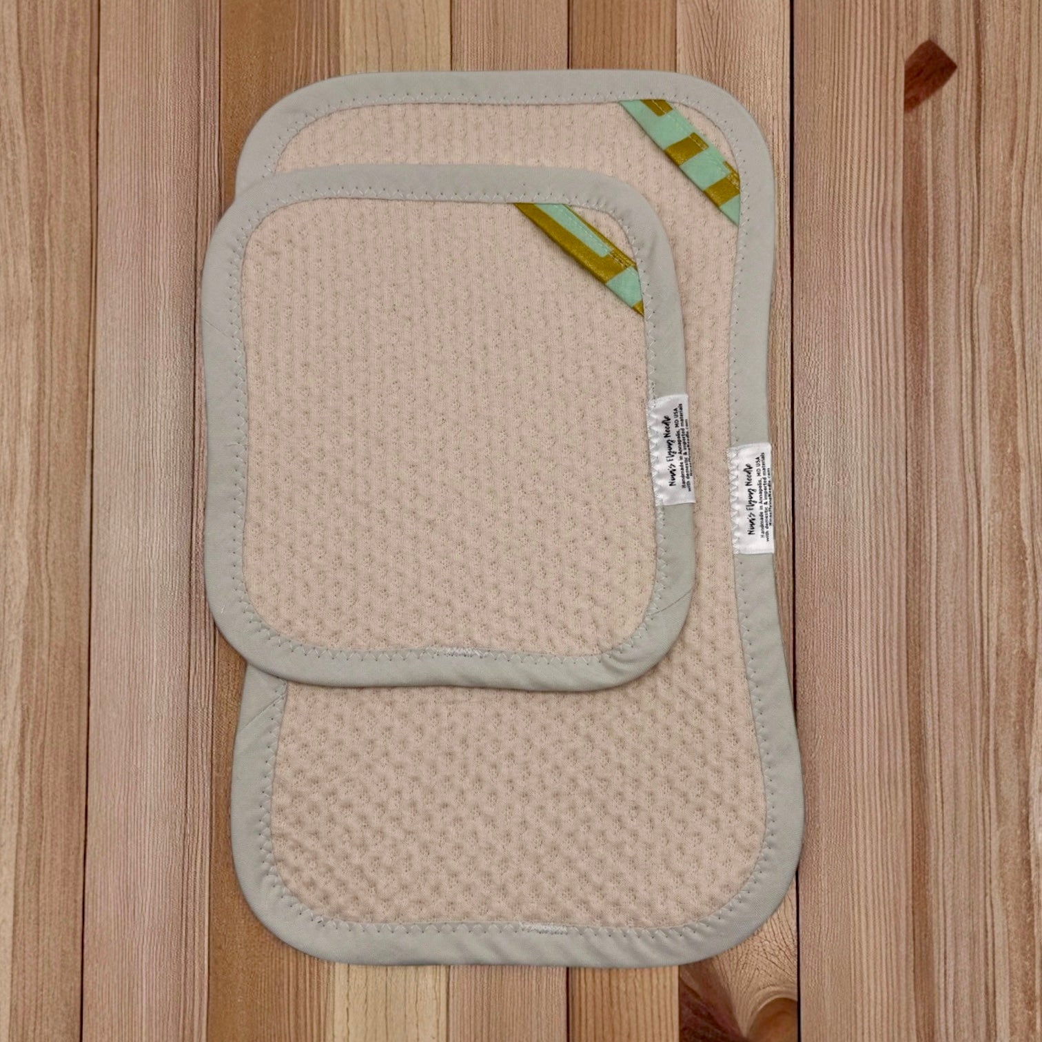 Combo Set of 2 Paper Towels - Off White - Sparkly Hooks