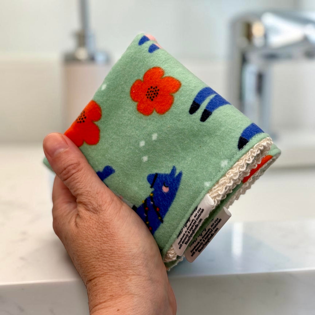 Wash Cloth - Regular - Llamas