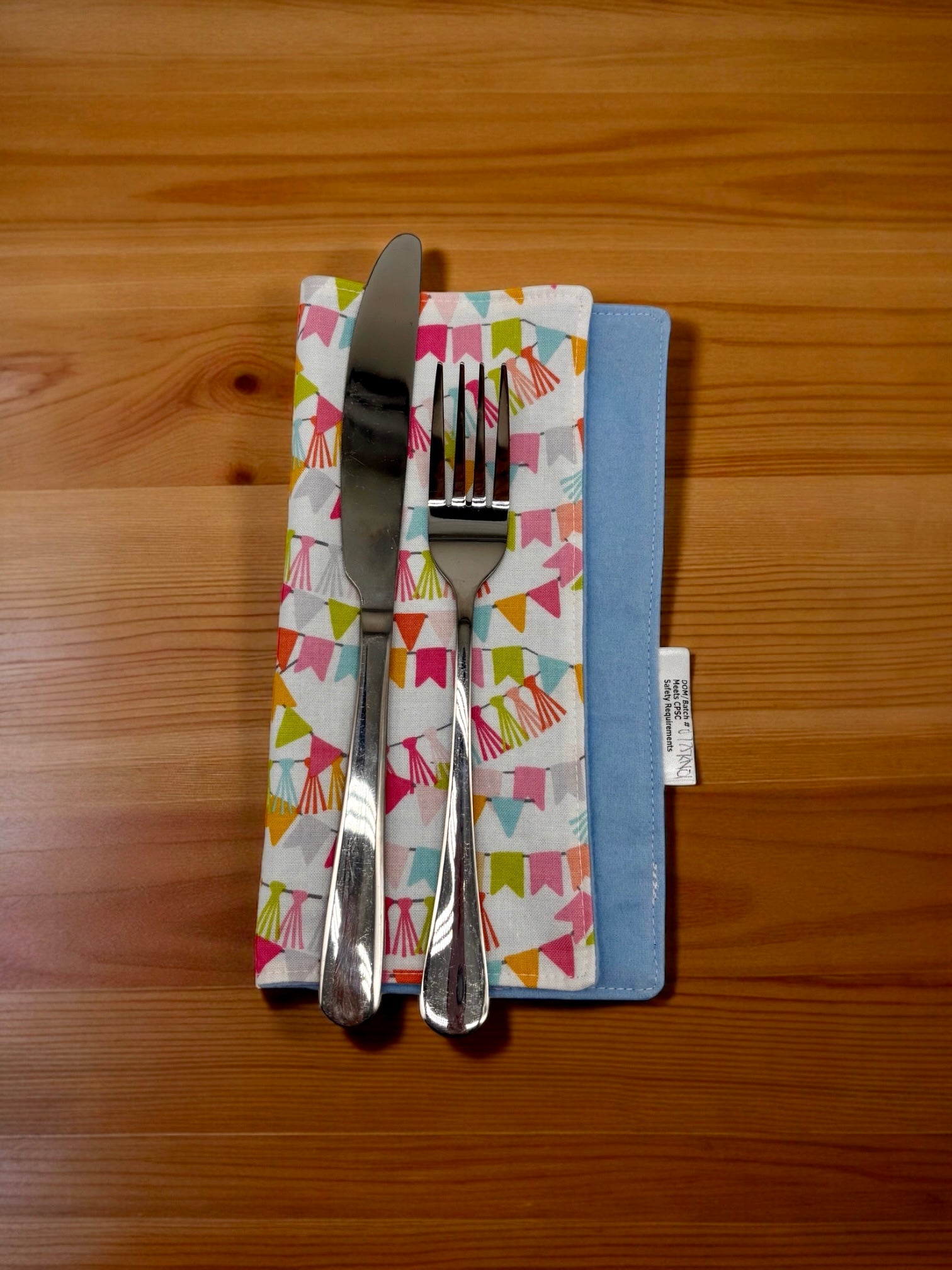 Reusable Napkins - Animals with Christmas Wreaths