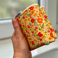 Wash Cloth - Regular - Florals on Yellow