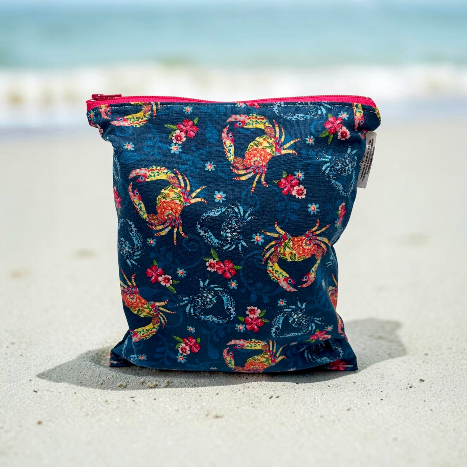 Medium Sized Wet Bag Crabs and Floral