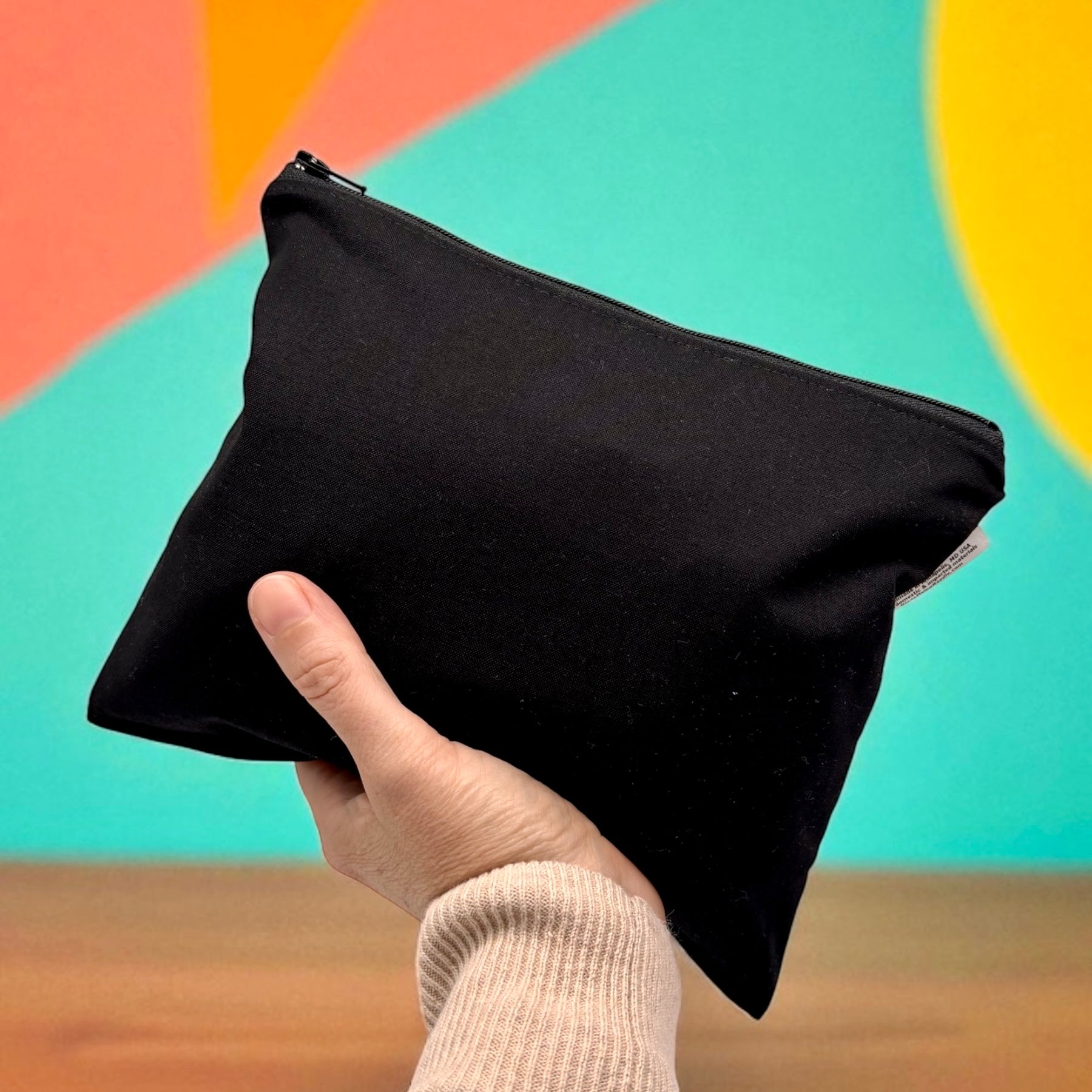 Small Sized Wet Bag Solid Black