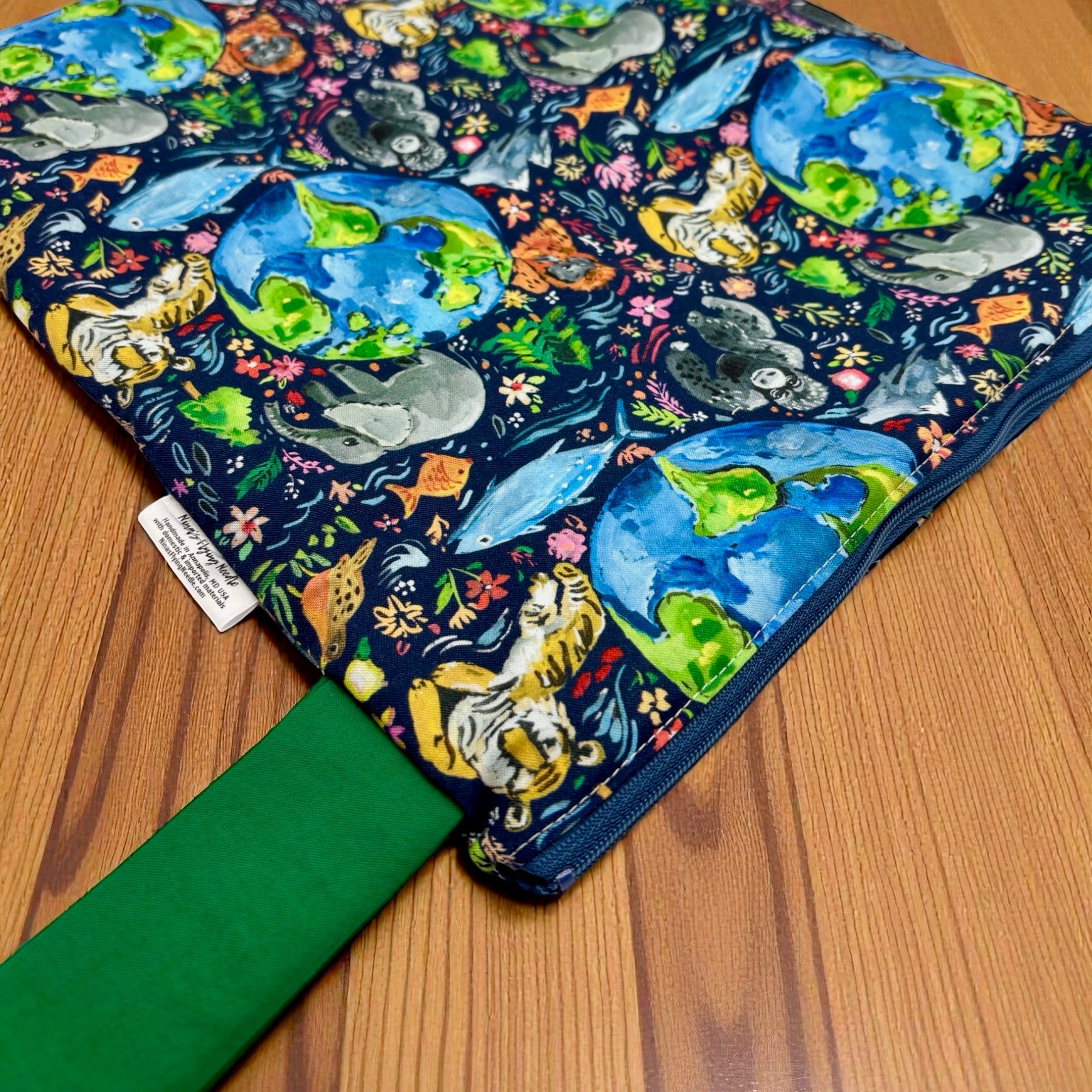 Large Wet Bag with Handle Planet Earth