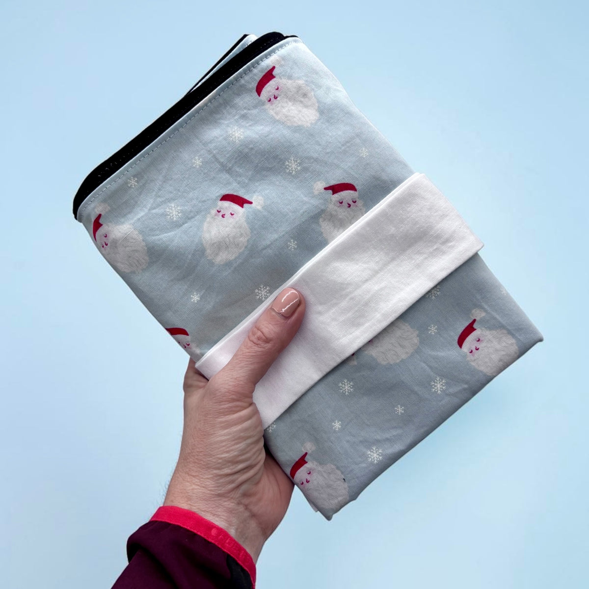 Going All Out Gift Bag - Santa on Blue